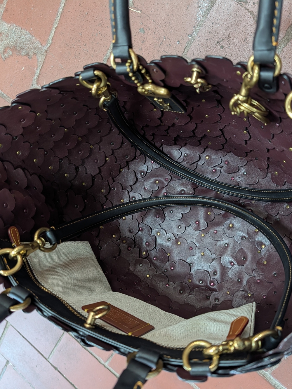 Coach Tea Rose Basket - Picture 2 of 6